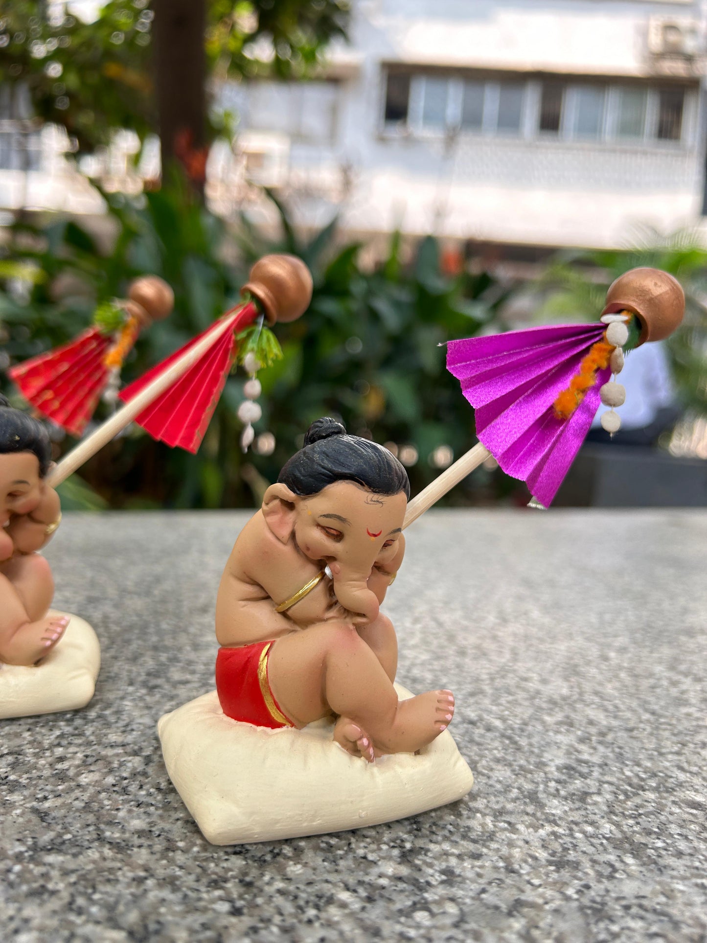 Gudi Ganesha 3" (Fiber)