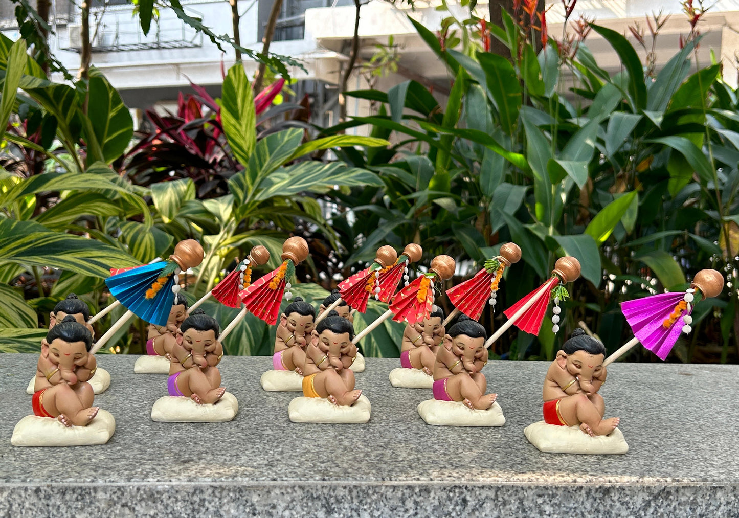 Gudi Ganesha 3" (Fiber)