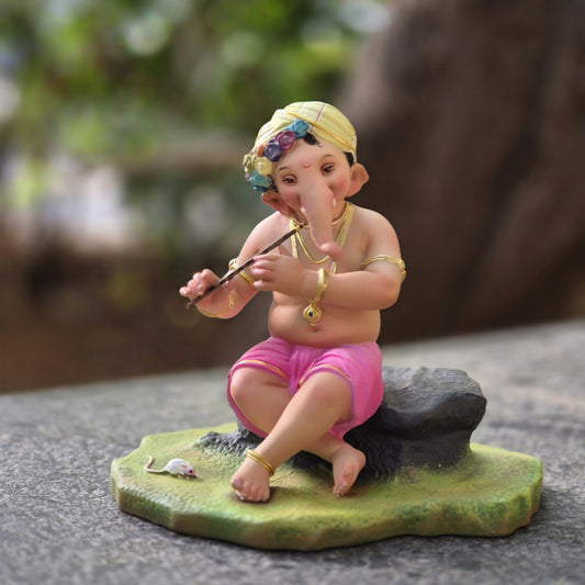 Murli Ganesha, 4.5"