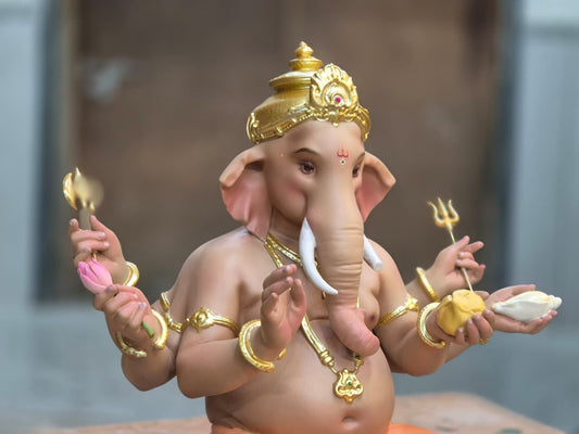 Six hand Ganesh, 10"